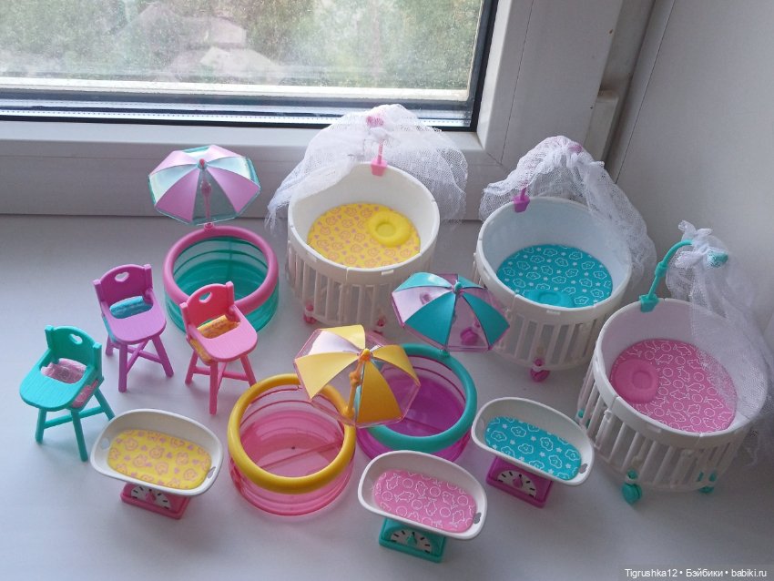 Мебель из шариков zuru — Кукольная мебель