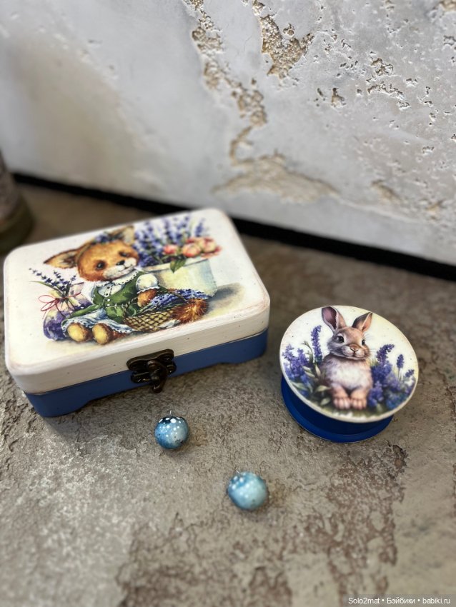 Коробочки шкатулки декупаж