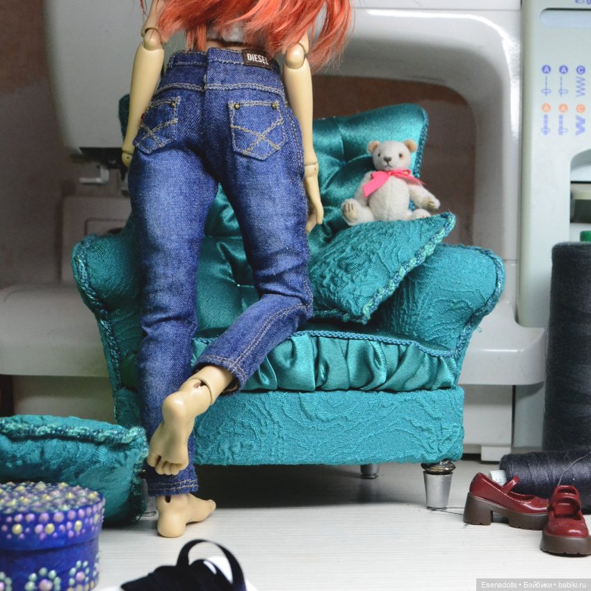 Джинсы для Птички Лоры ptichkaartdolls (фото 3)