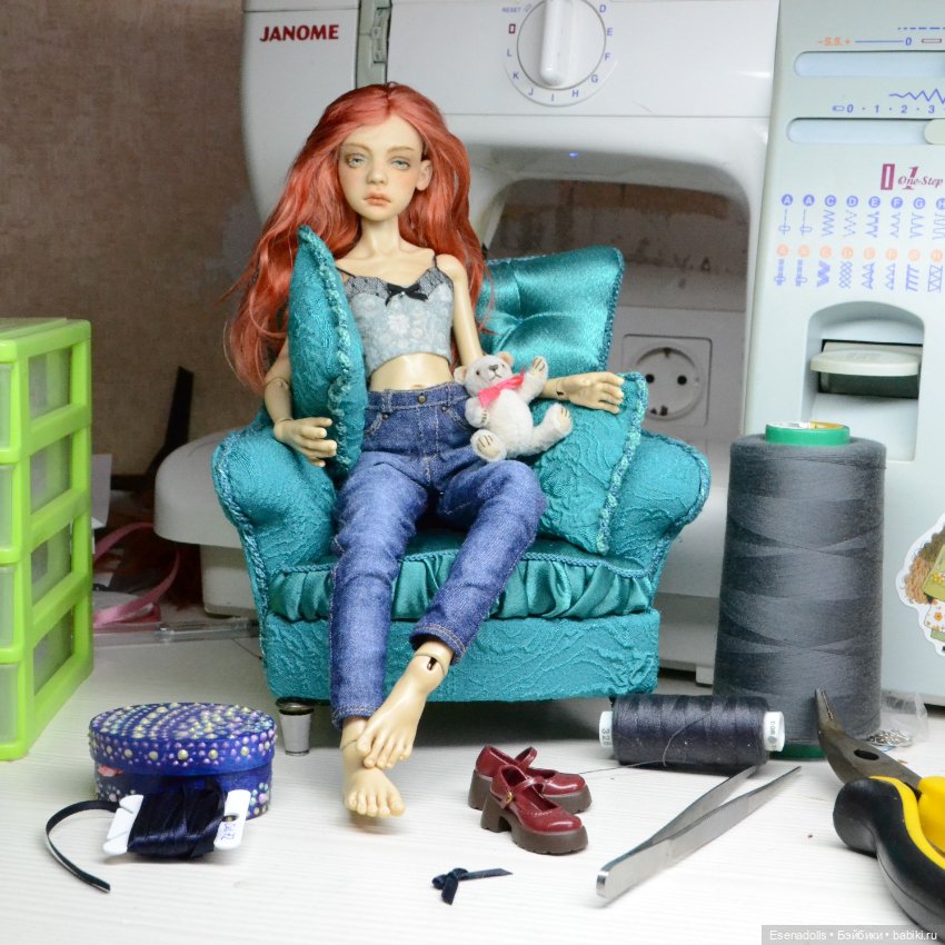 Джинсы для Птички Лоры ptichkaartdolls (фото 7)