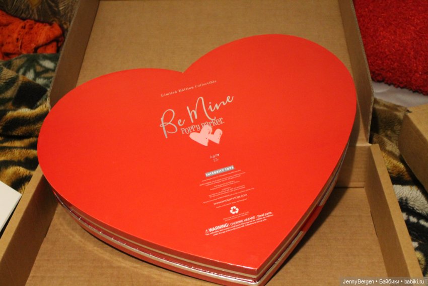 Коробка от Poppy Parker Be mine с шиппером (Integrity toys) (фото 6)