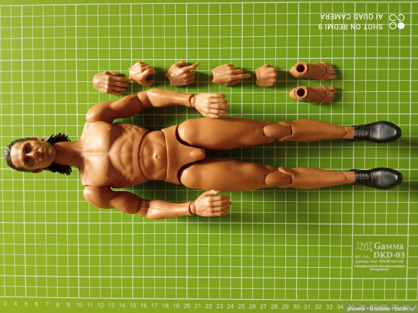 Шарнирная action-фигурка Loki (Локи) НЮД. В комплекте обувь и жестовые кисти. Формат 1/6