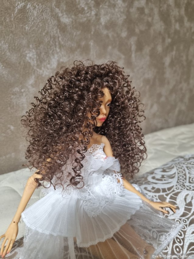 Парик на куклу сестер Поповых с ОГ 11,5 см (фото 3)