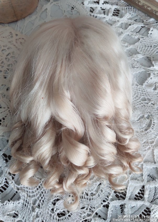 Парик для антикварной куклы (фото 4)