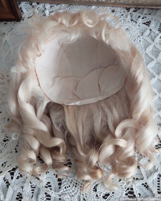 Парик для антикварной куклы (фото 5)
