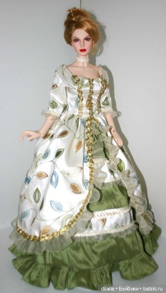 Выкройка PDF в натуральную величину / историческое платье для куклы Иплхаус 1/3 EID BJD 65 см (фото 6)