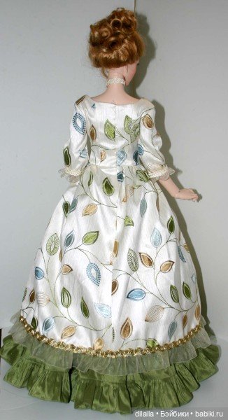 Выкройка PDF в натуральную величину / историческое платье для куклы Иплхаус 1/3 EID BJD 65 см (фото 4)