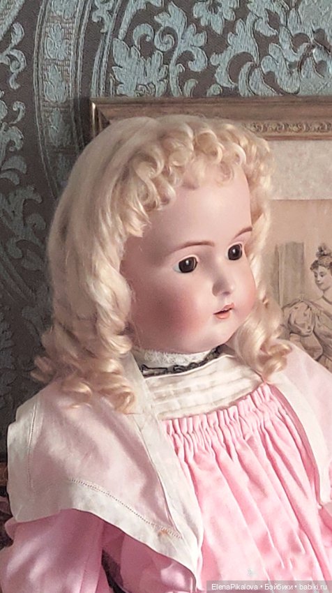 Парик для антикварной куклы