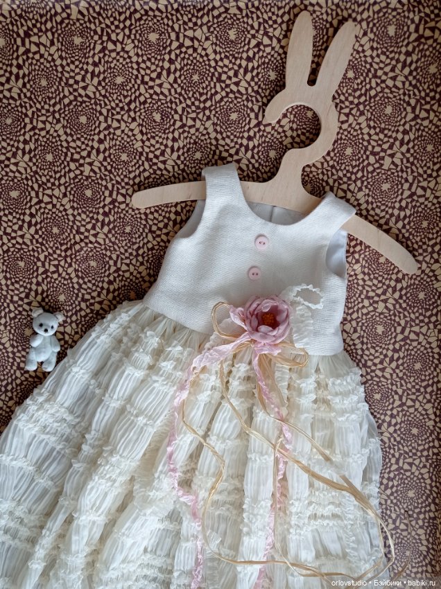 🎄❄💗Платье "Рождественское утро" для Цвергназе/Zwergnase (фото 3)