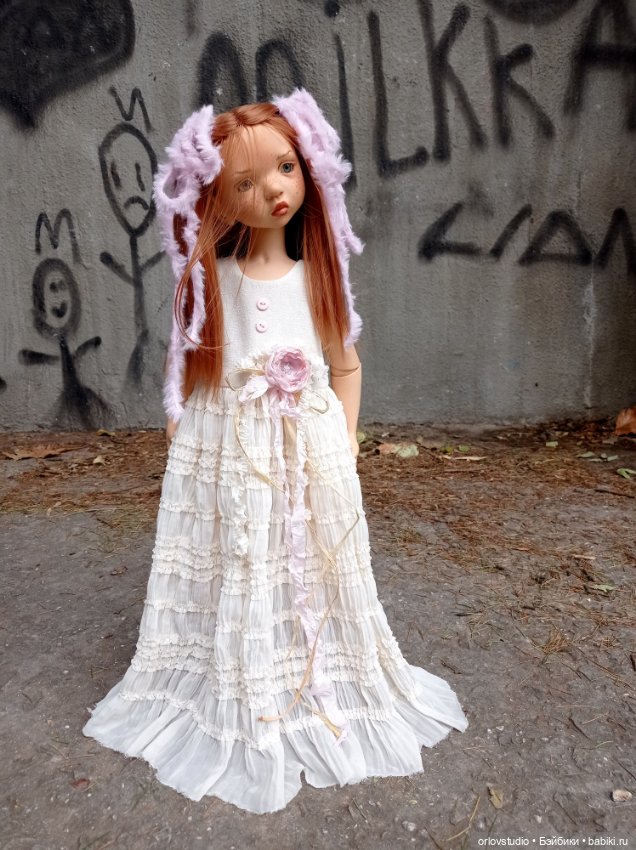 🎄❄💗Платье "Рождественское утро" для Цвергназе/Zwergnase (фото 7)