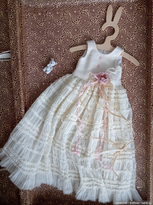 🎄❄💗Платье "Рождественское утро" для Цвергназе/Zwergnase (фото 4)