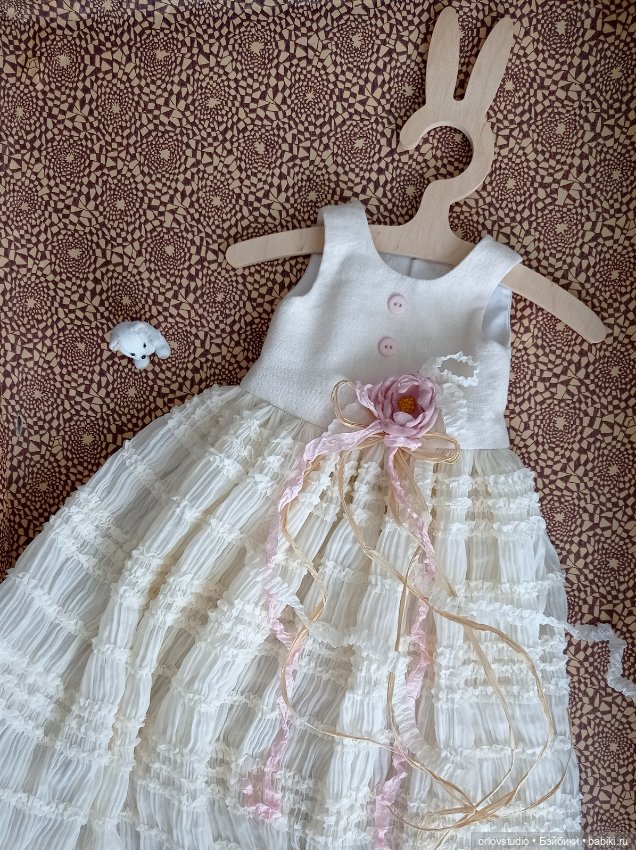 🎄❄💗Платье "Рождественское утро" для Цвергназе/Zwergnase (фото 6)