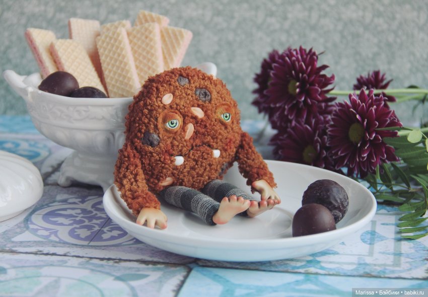 Овсяная печенька с кусочками шоколада и арахисом (фото 2)