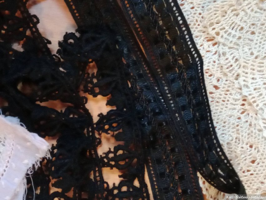 Лот антикварного и винтажного кружева (фото 7)