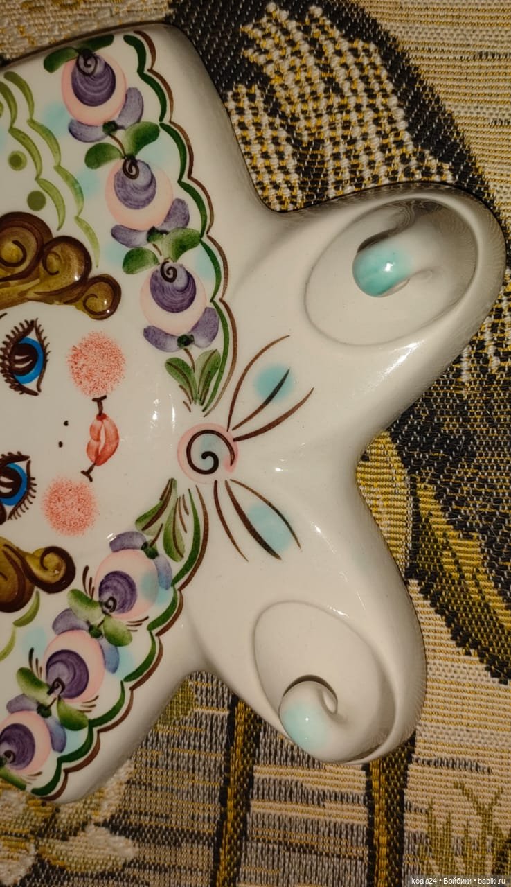 Панно, вешалка. Семикаракорская керамика СССР (фото 6)