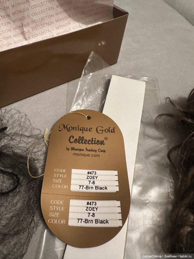 Парик 7/8 Monique — Парики и волосы (мохер) для кукол (фото 4)