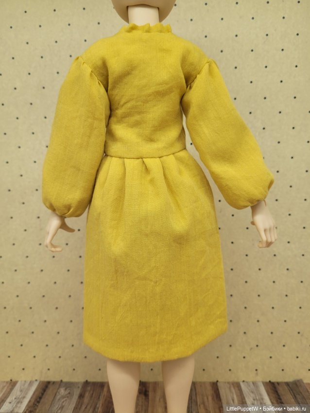 Гочичное платье для кошек ufdoll 1/4 и схожих bjd (фото 5)