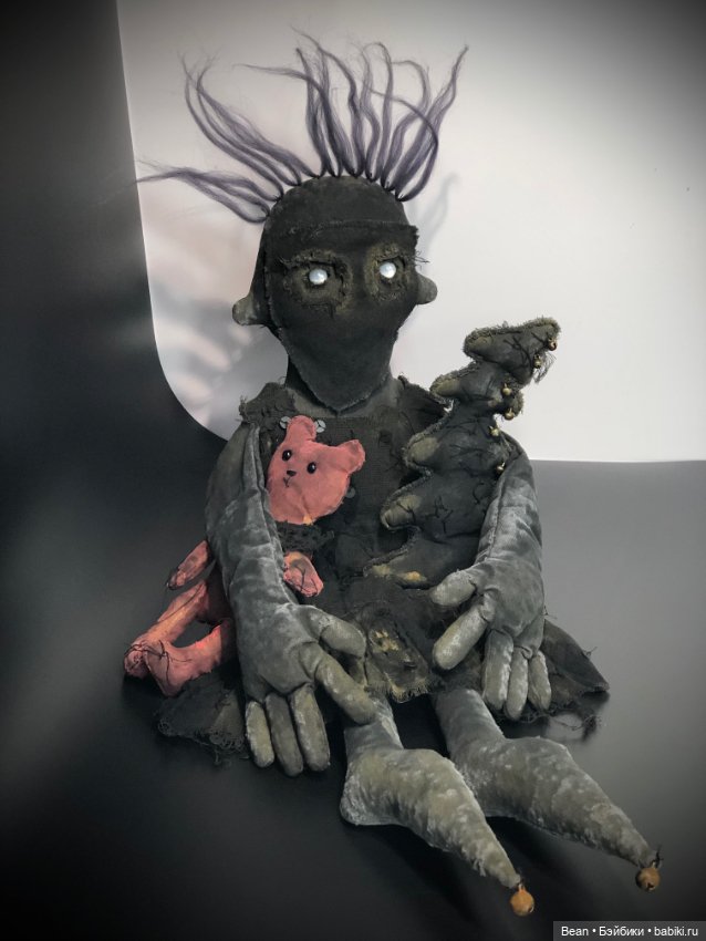 Фантазийная текстильная кукла ручной работы