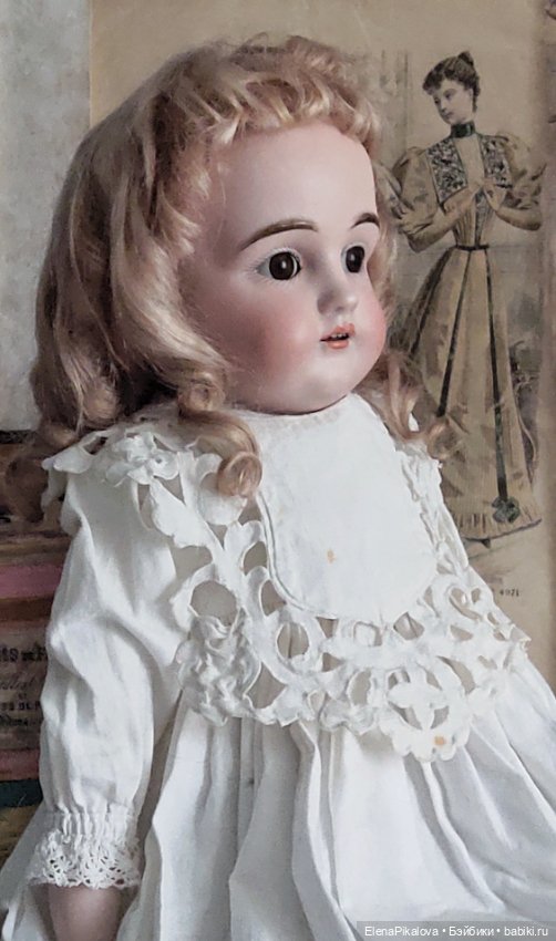 Парик для антикварной куклы
