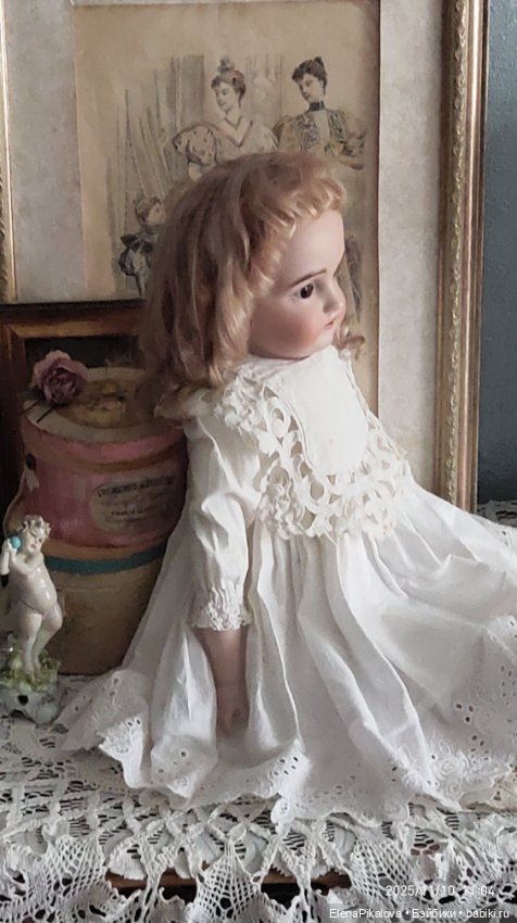 Парик для антикварной куклы (фото 4)