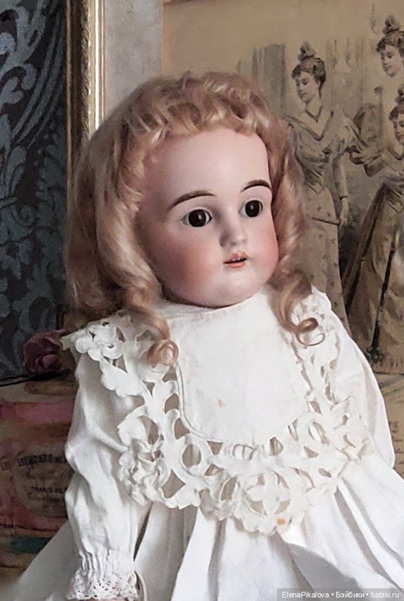 Парик для антикварной куклы (фото 3)