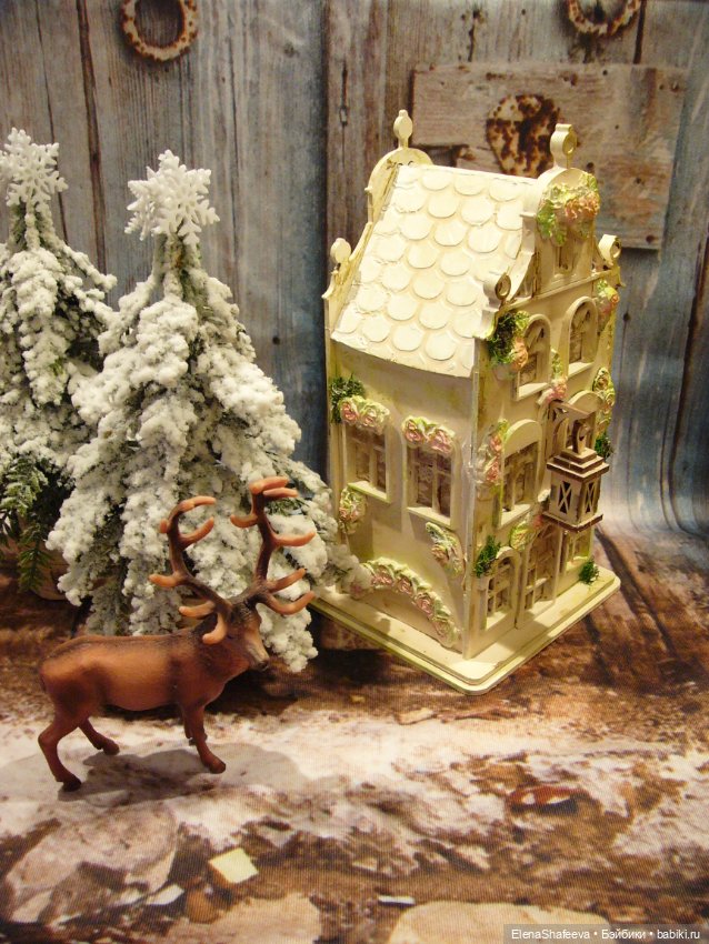 Красивый домик - светильник для кукол (фото 8)