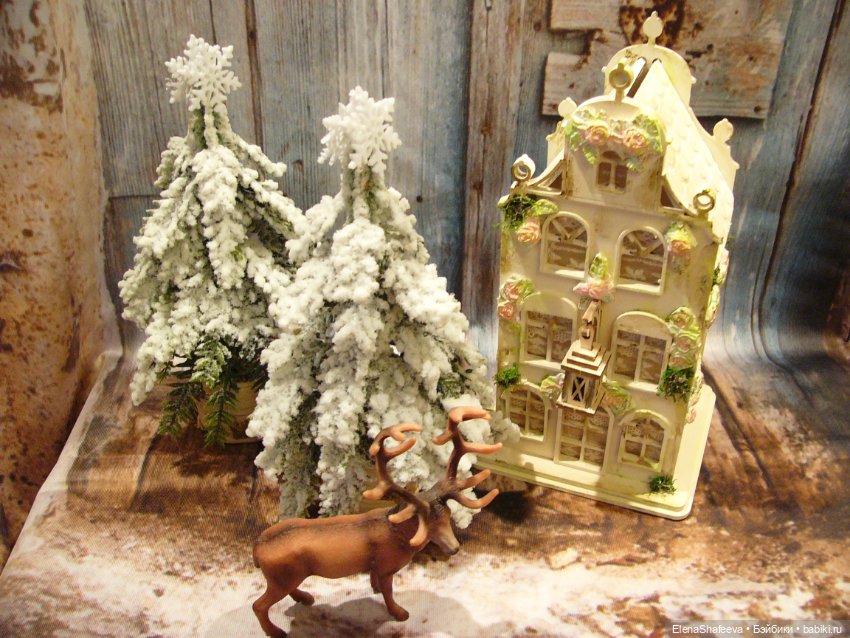 Красивый домик - светильник для кукол (фото 10)