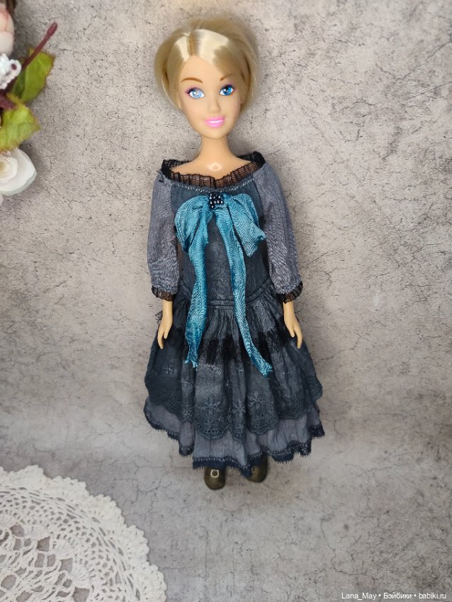 Платье для кукол «Парижское утро» (фото 5)