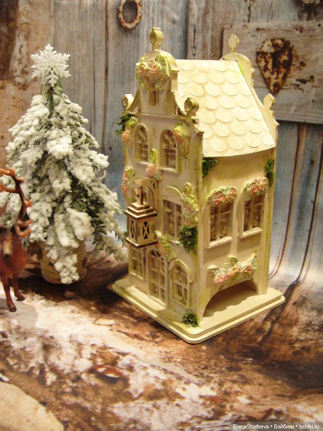 Красивый домик - светильник для кукол (фото 7)