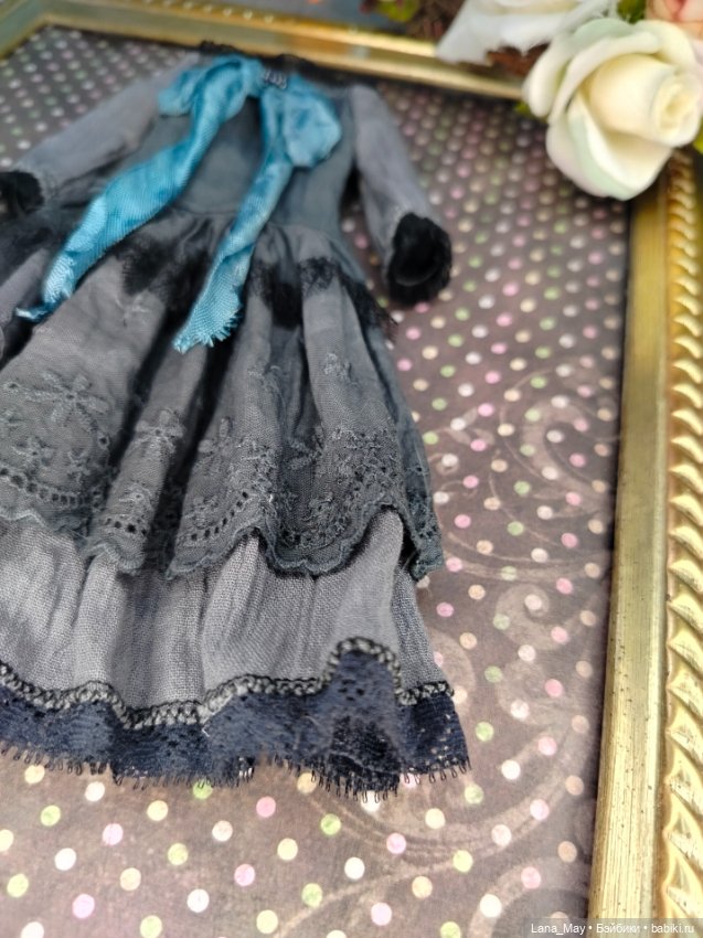 Платье для кукол «Парижское утро» (фото 2)