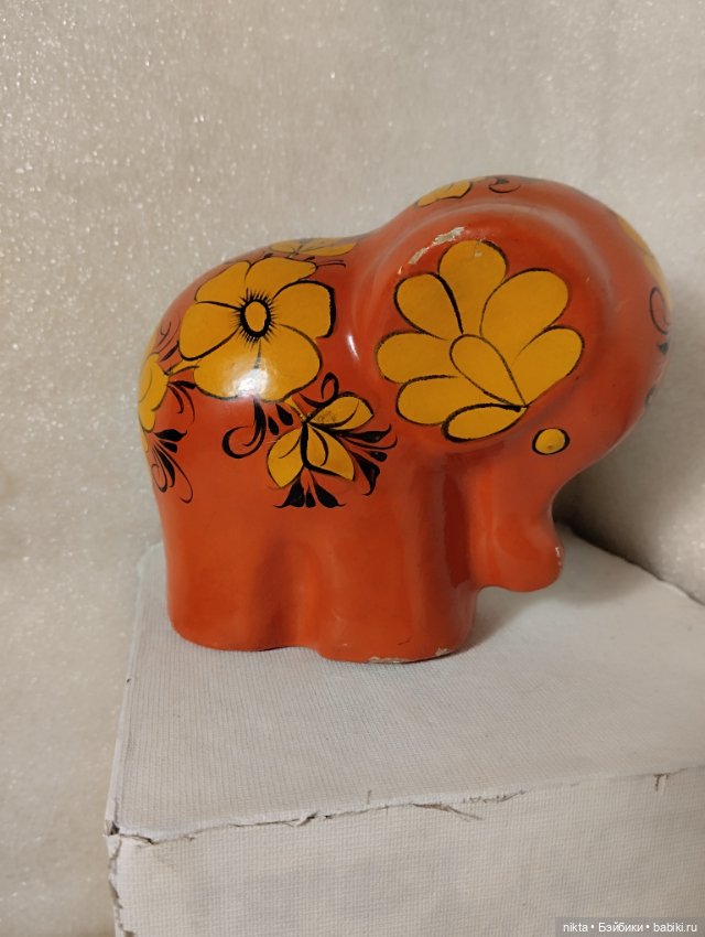 Игрушка СССР Слон, слоник (фото 3)