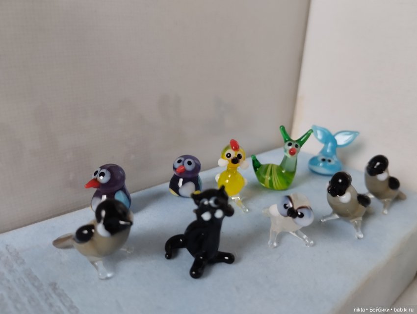 Стеклянная мелочь — Статуэтки