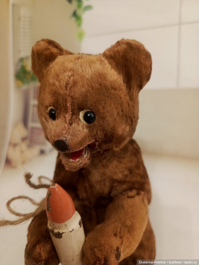 Медведь. Механическая рабочая игрушка (фото 6)