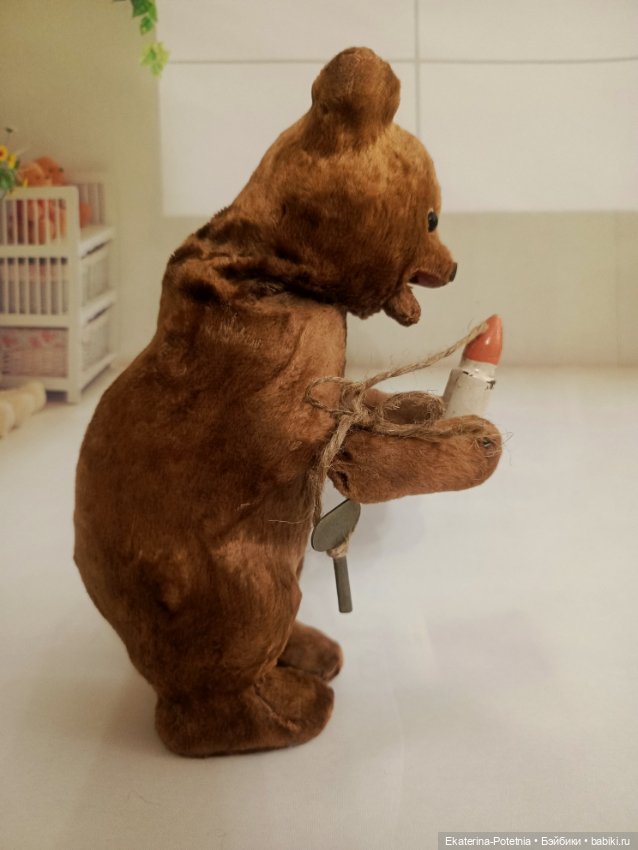 Медведь. Механическая рабочая игрушка (фото 4)