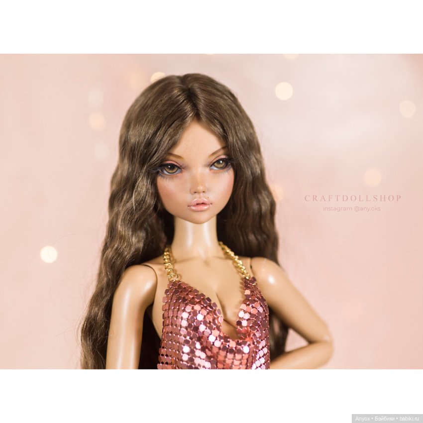 Платье кольчуга для Minifee Минифи - коралловая (фото 5)