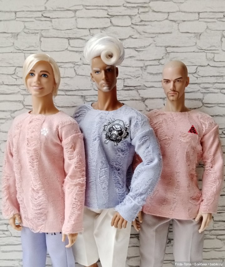 Лонгслив лакшери рвань с логотипом бренда Адонис Менгф (фото 8)