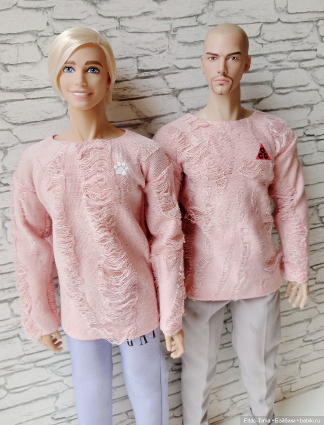 Лонгслив лакшери рвань с логотипом бренда Адонис Менгф (фото 9)