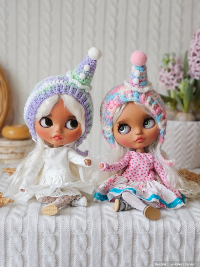 Шапочки для blythe — Одежда для кукол