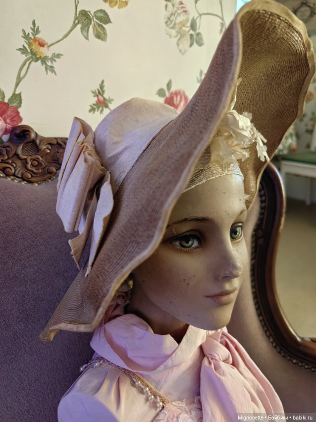 Антикварная кукла-шляпный манекен (фото 5)