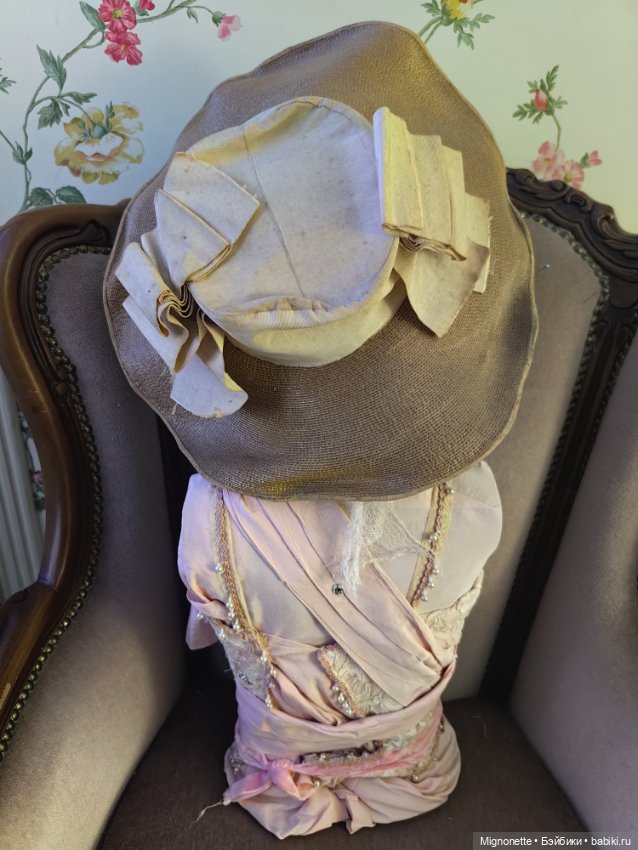Антикварная кукла-шляпный манекен (фото 7)