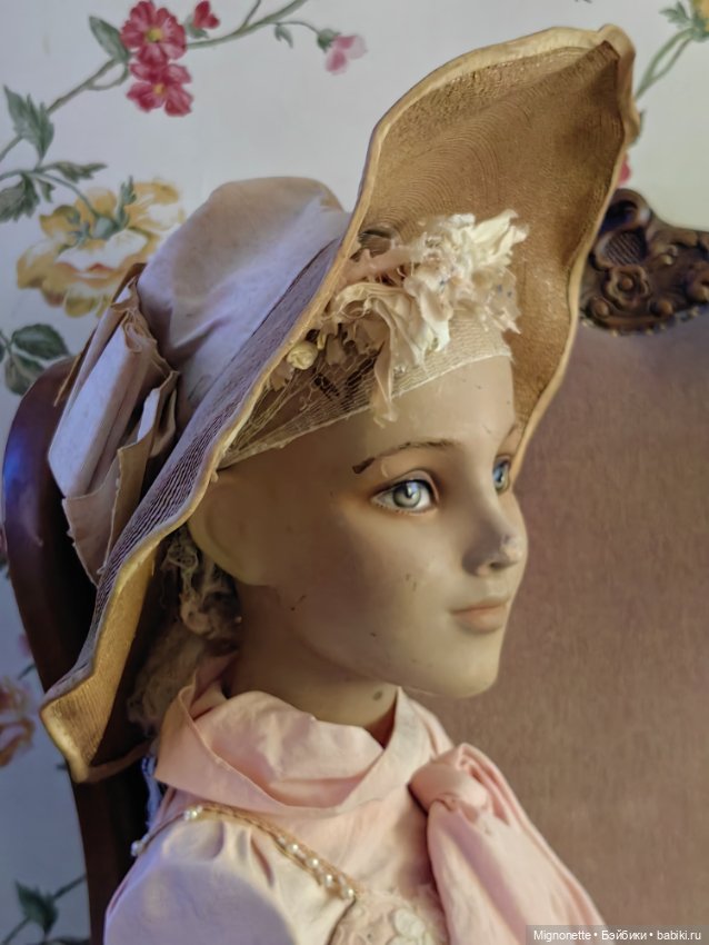 Антикварная кукла-шляпный манекен (фото 3)