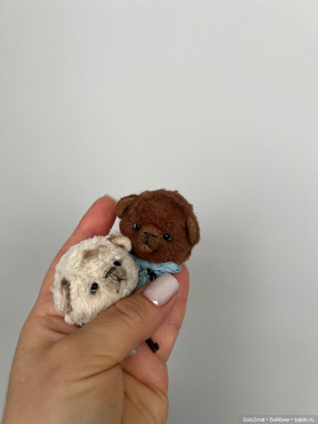 Брошка мишка Тедди — Авторские игрушки (фото 3)