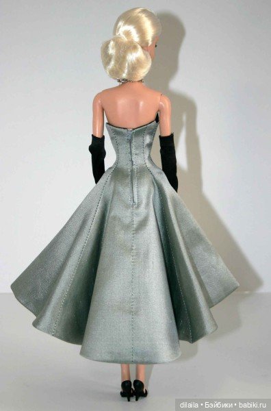 Выкройка PDF в натуральную величину / платье, перчатки и палантин для куклы Барби Силкстоун (фото 4)