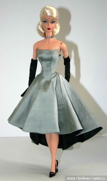 Выкройка PDF в натуральную величину / платье, перчатки и палантин для куклы Барби Силкстоун (фото 3)