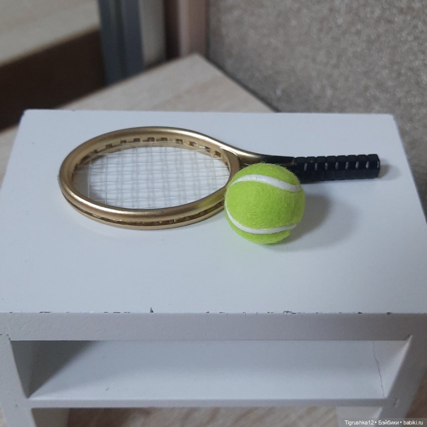 Набор теннис 🎾 — Аксессуары для кукольных фотосессий (фото 2)
