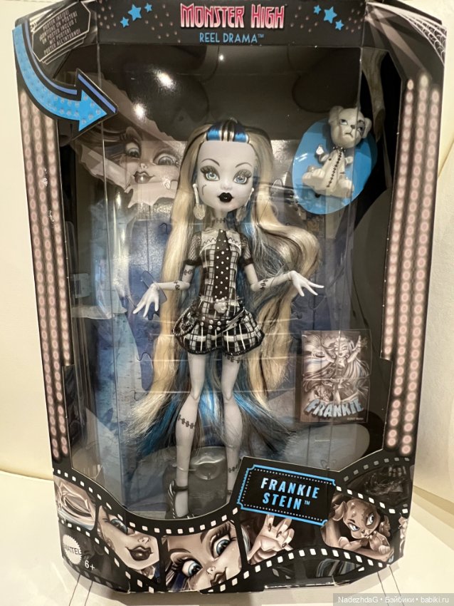Monster High Frankie Stein Reel Drama (фото 10)