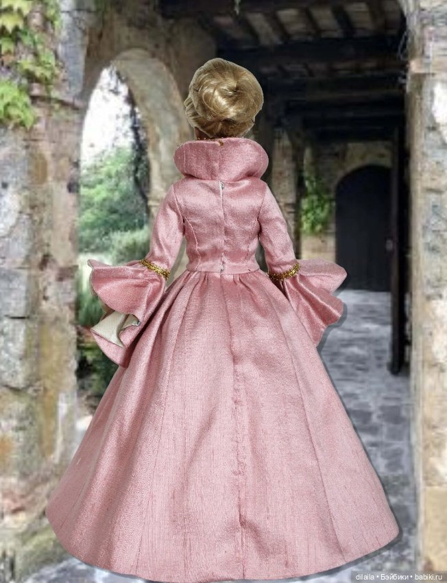 Выкройка PDF в натуральную величину / платье с каскадными рукавами для Марли и Агнес Тоннер 30 см (фото 4)