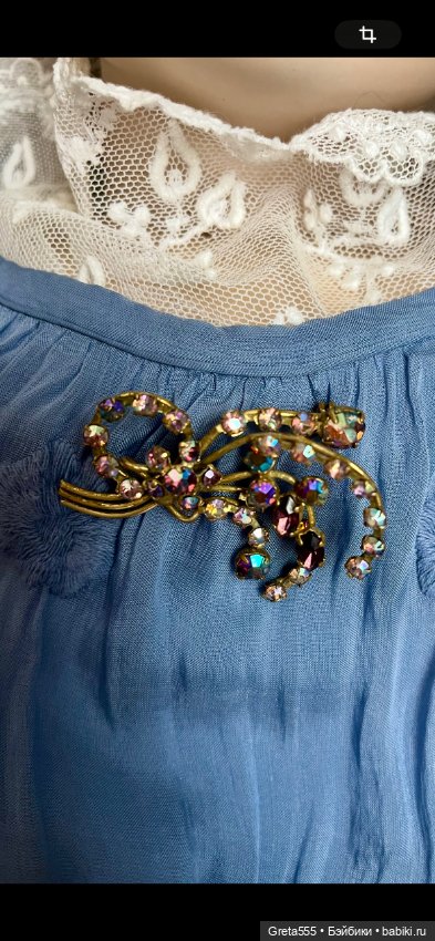 Волшебная брошь , кристаллы Борреаль , старая Чехия (фото 10)
