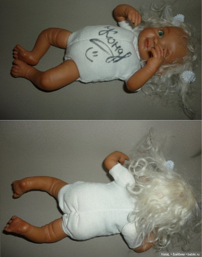 Куколка коллекционная, белокурая малышка (фото 6)