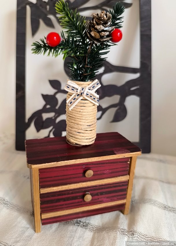 Мебель комод для кукол ретро (фото 2)